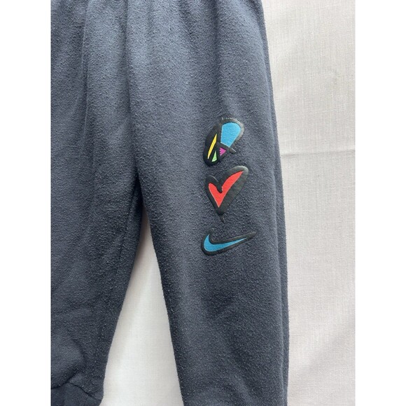 Nike Kids 2T Peace Love Swoosh Sweats Hoodie 2 Piece Set Black Colorful - Picture 10 of 14